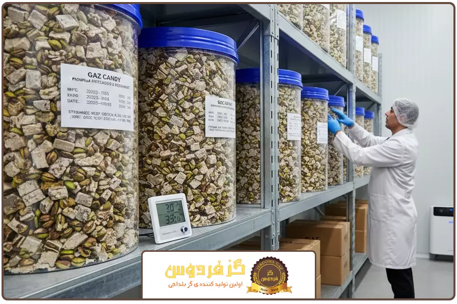 انبارداری | خرید گز فله ای بلداجی