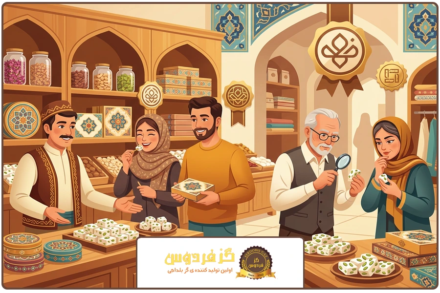 تجربه واقعی | خرید گز بلداجی طبیعی