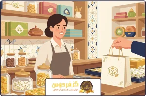 تصویر شاخص | خرید گز زعفرانی بلداجی