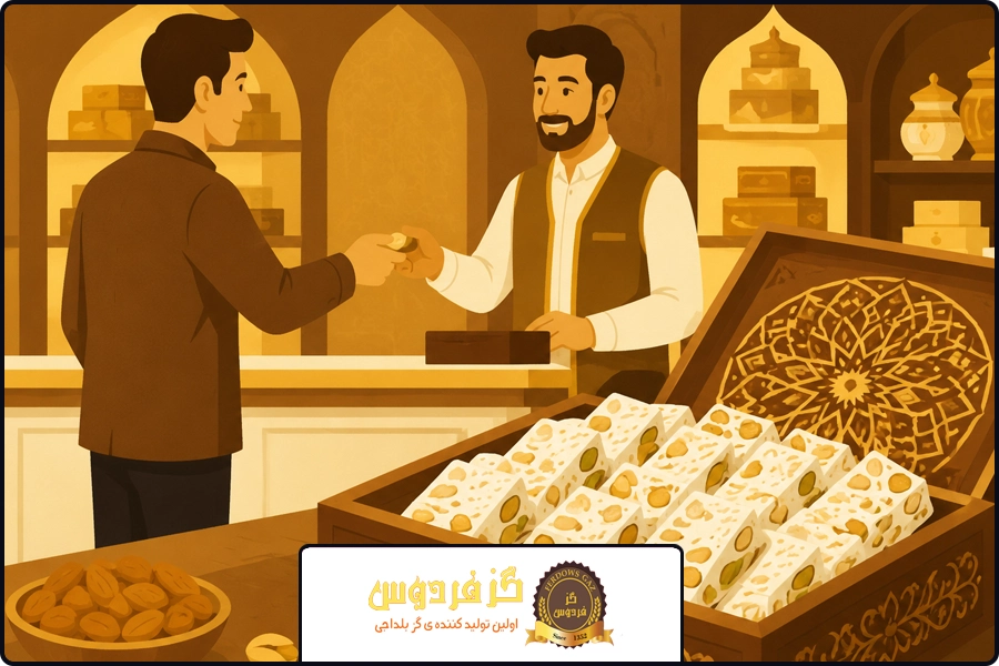 گز فردوس | خرید گز ممتاز