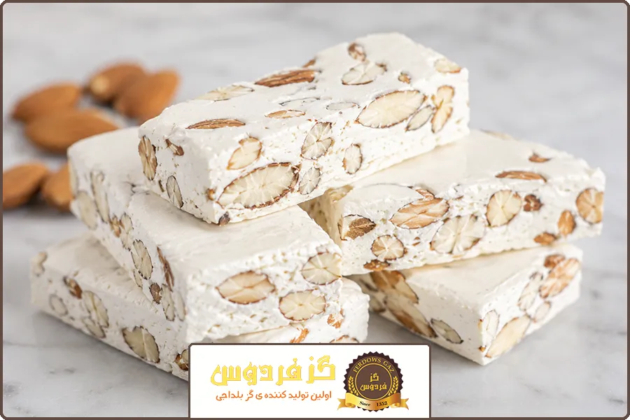 خرید گز با درصد مغز بالا | گز بادامی