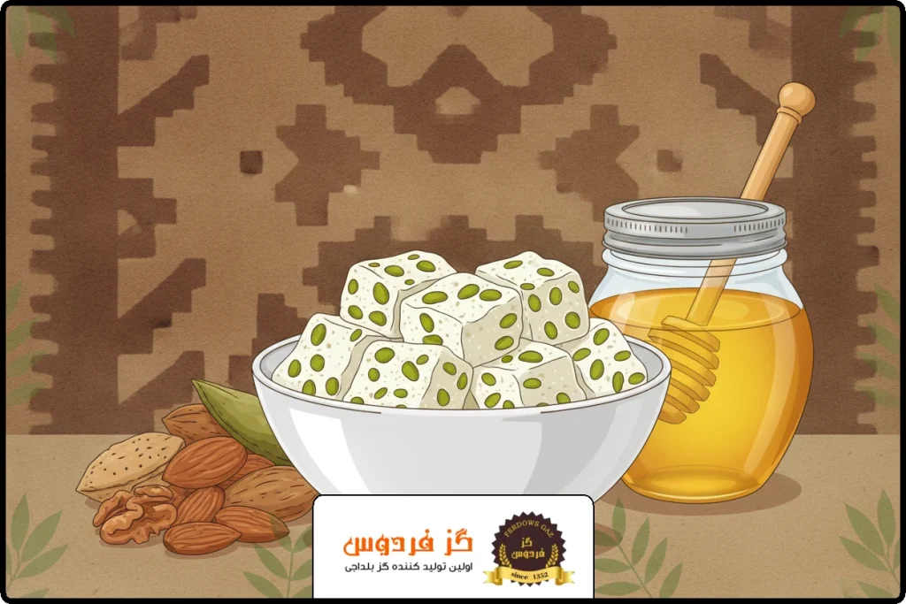 عسل طبیعی در گز | بهترین سوغات چهارمحال